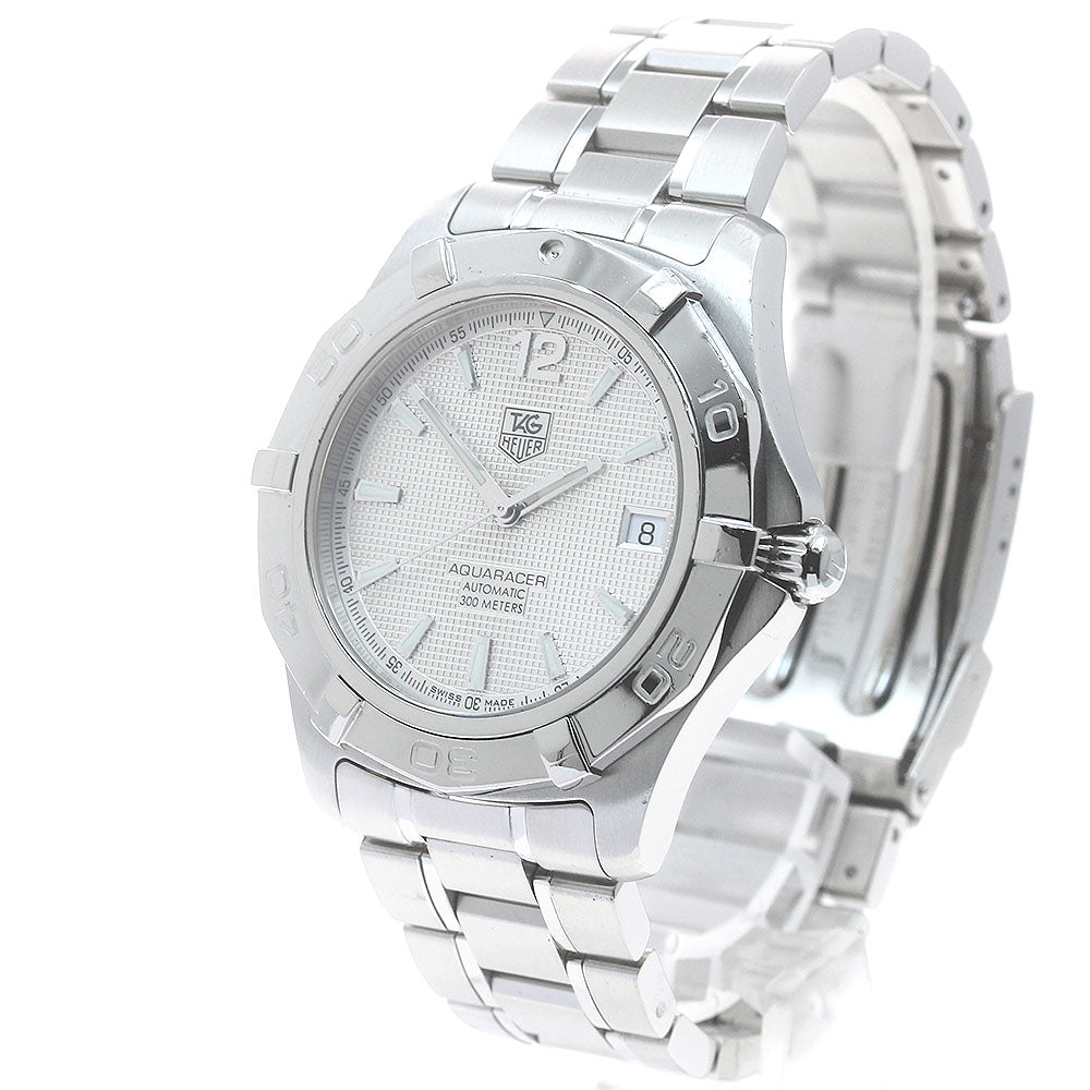 TAG HEUER Aqua racer WAF2111 Date Silver Dial Automatic Men's Watch_886145
