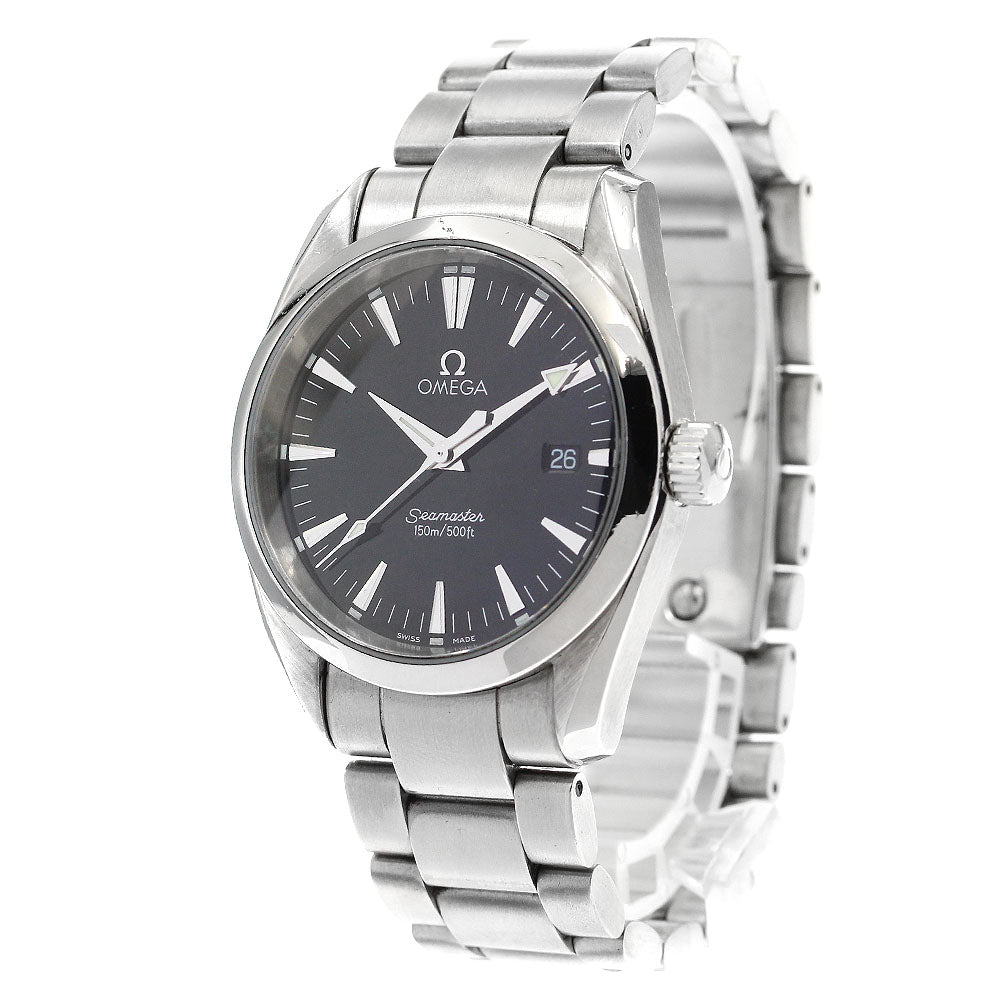 OMEGA Seamaster Aqua Terra 2518.50 Date black Dial Quartz Boy's Watch_886150