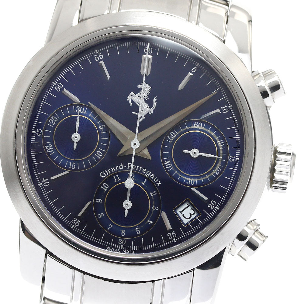 GIRARD PERREGAUX Ferrari 8020 Chronograph Navy Dial Automatic Men's Watch_886151
