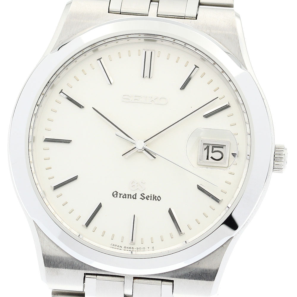 SEIKO Grand Seiko SBGG007/8N65-9010 Date Silver Dial Quartz Men's Watch_886153
