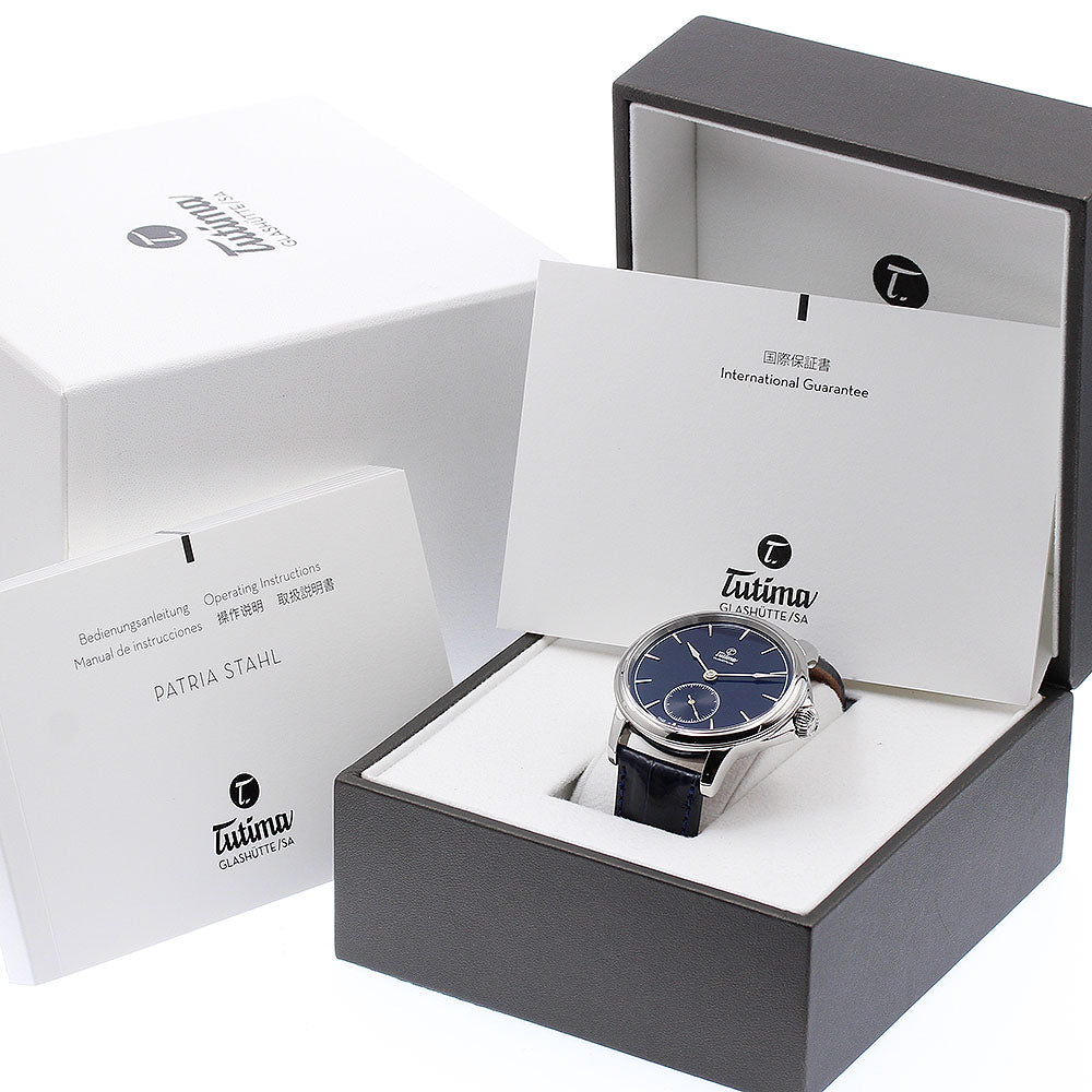 TUTIMA Patria Admiral Blue 6610-01 Small seconds blue Dial Automatic Men's Watch_886155