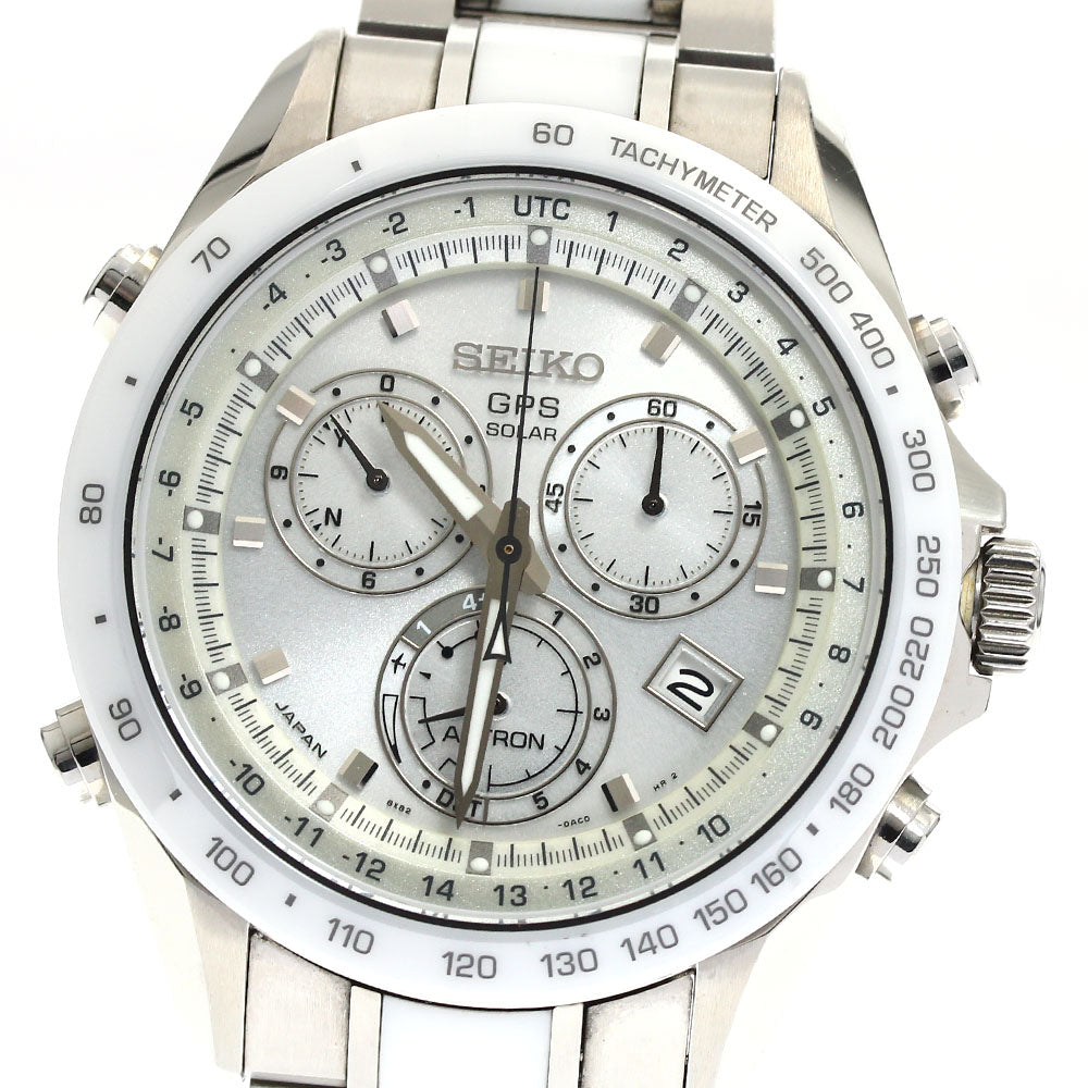SEIKO Astron SBXB027/8X82-0AG0-1 Date Solar Powered Radio Men's Watch_886171