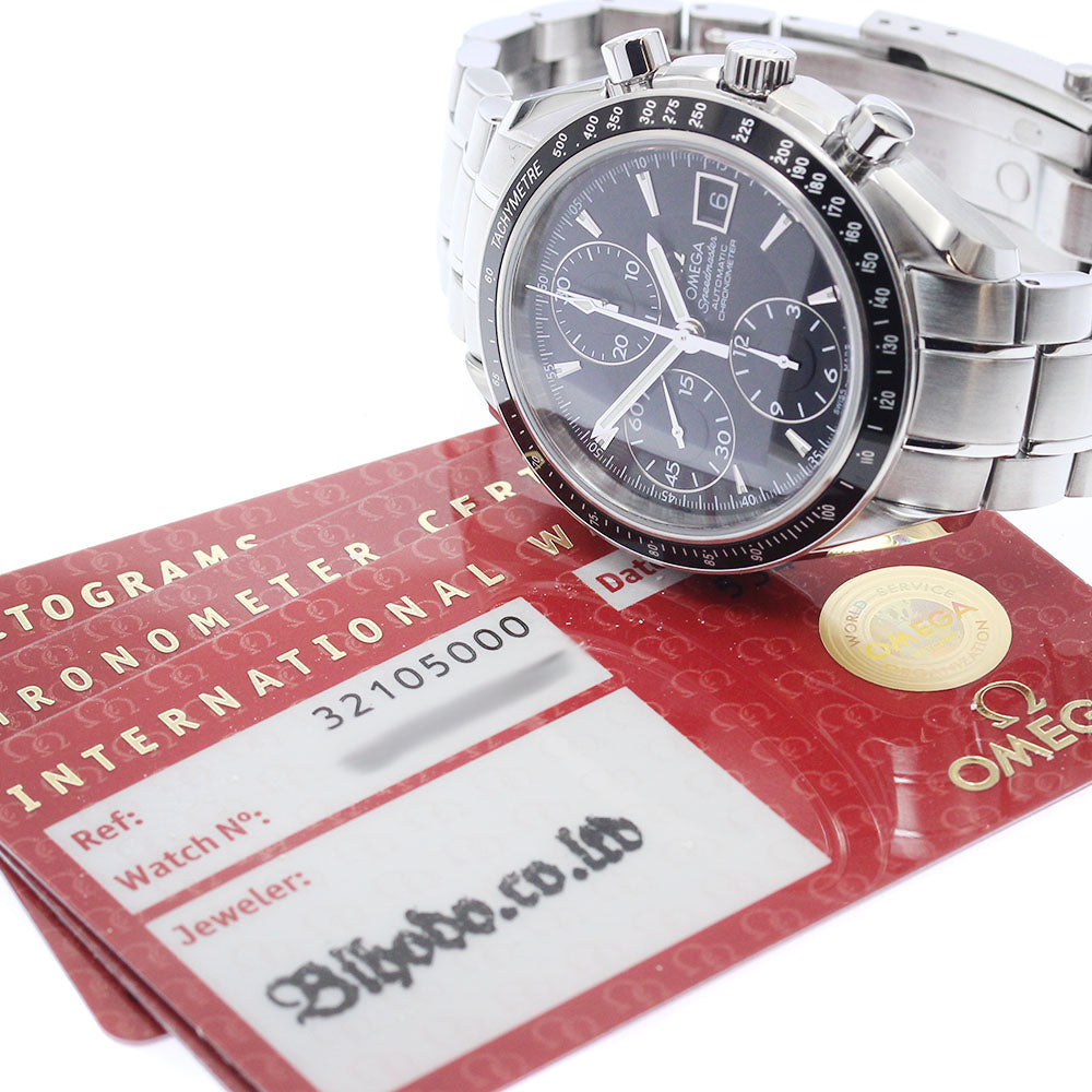 OMEGA Speedmaster 3210.50 Date Chronograph black Dial Automatic Men's Watch_886217