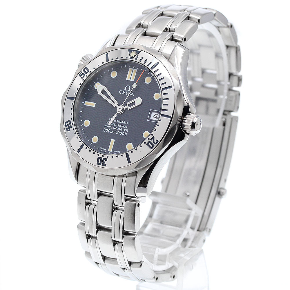 OMEGA Seamaster Diver 300M 2552.80 Date Navy Dial Automatic Boy's Watch_886228
