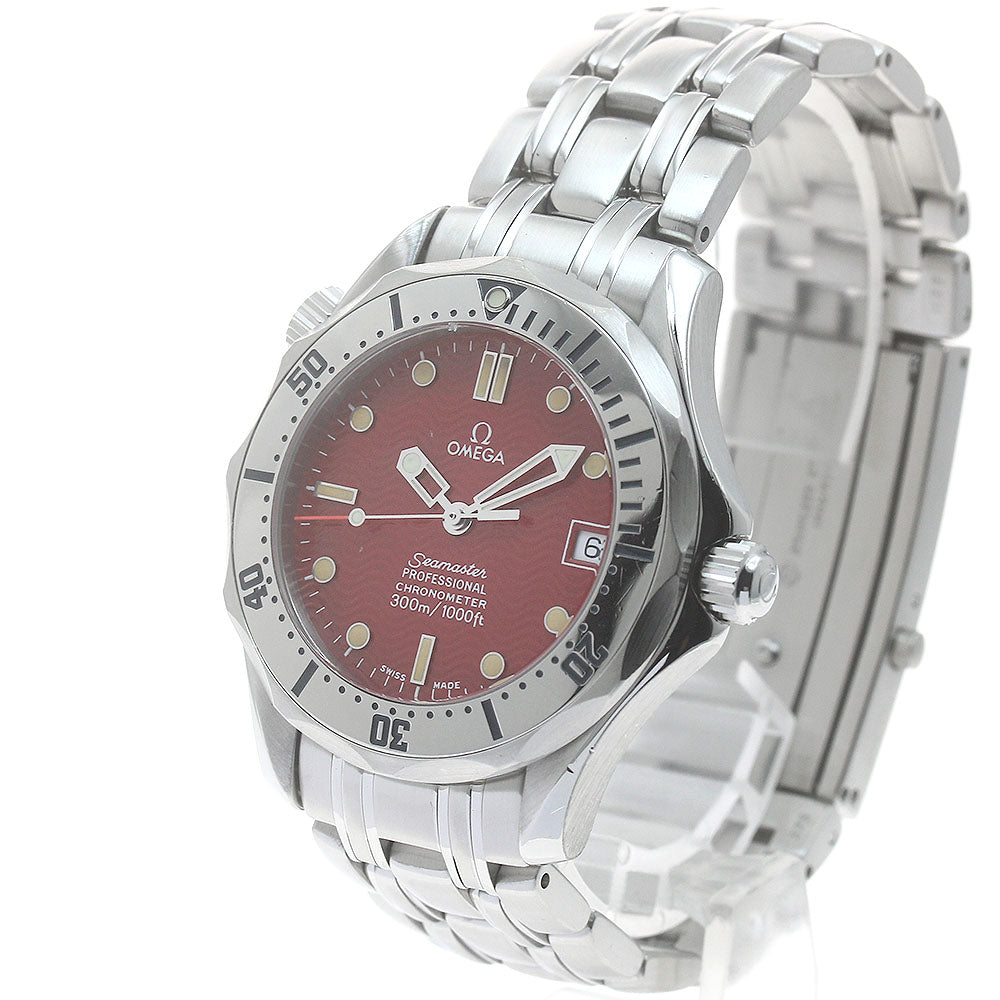 OMEGA Seamaster300 Marui Limited 2552.61 Red Dial Automatic Boy's Watch_886272