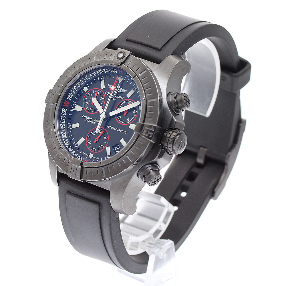 BREITLING Avenger Seawolf M73390 Chronograph black Dial Quartz Men's_886273