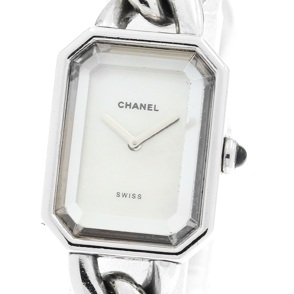CHANEL Premiere H1064 M size White shell Dial Quartz Ladies Watch_886282
