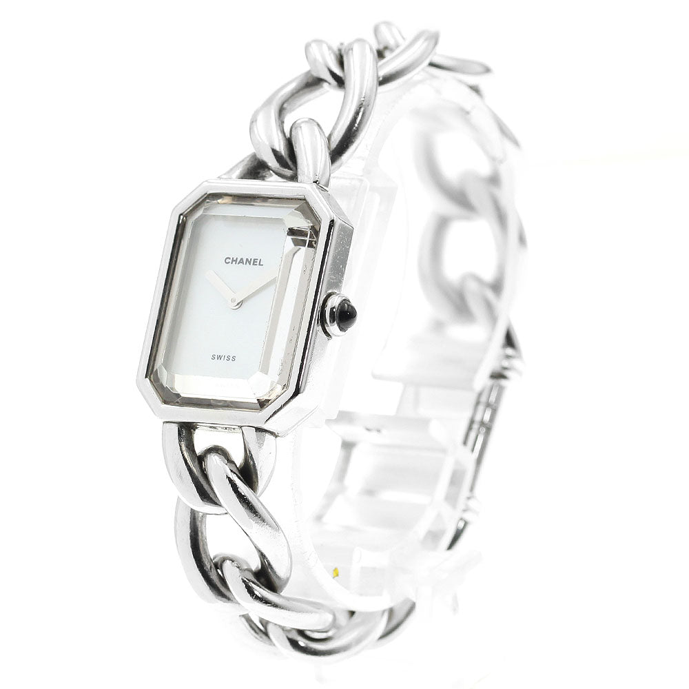 CHANEL Premiere H1064 M size White shell Dial Quartz Ladies Watch_886282