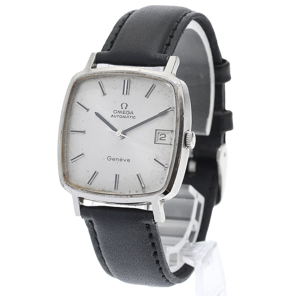 OMEGA Geneve 162.0060 Square Cal.1012 Silver Dial Automatic Men's Watch_886354