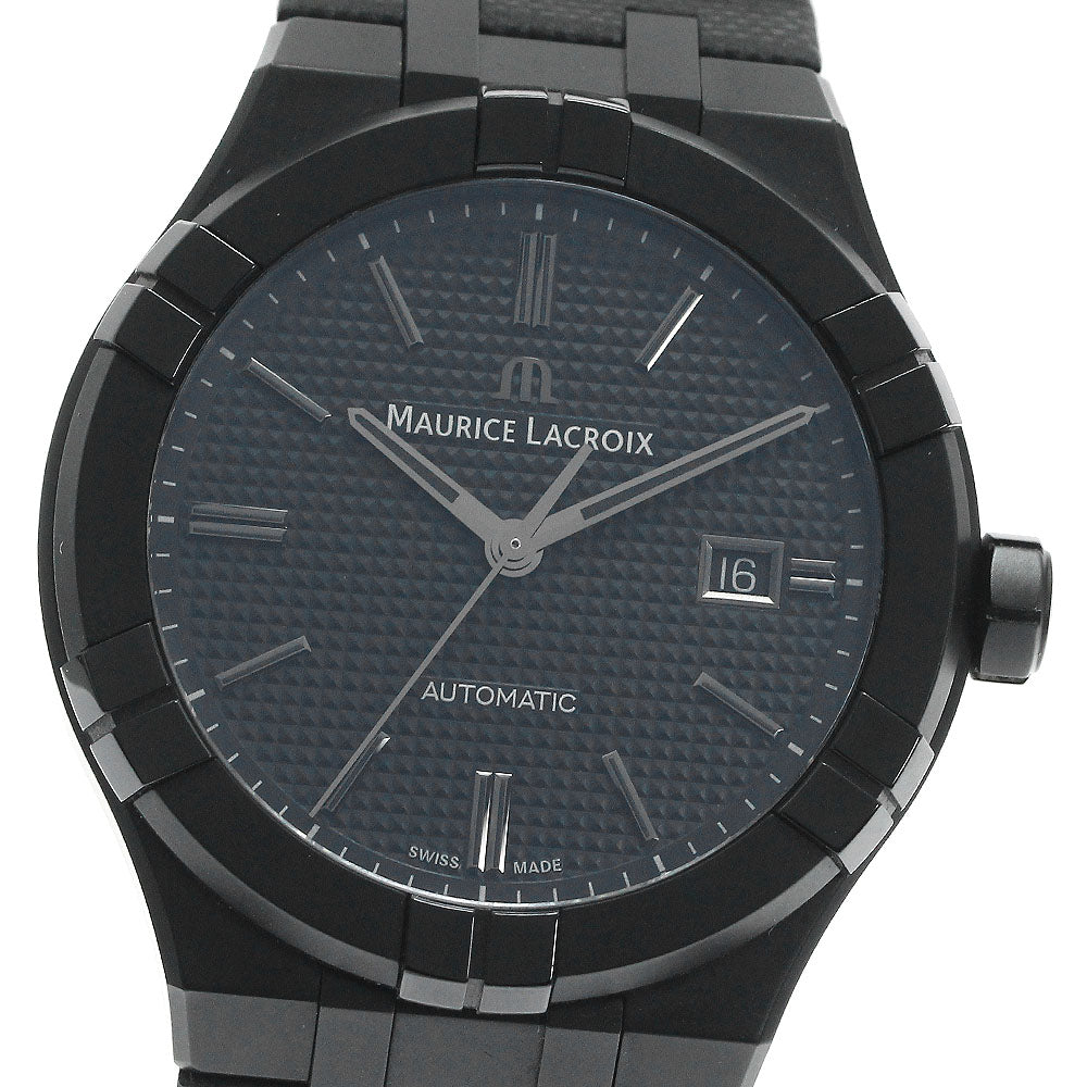 MAURICE LACROIX icon AI6008-PVB01-330-1 Date black Dial Automatic Men's_886396