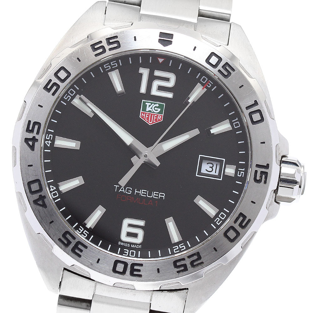 TAG HEUER Formula 1 WAZ1112 Date black Dial Quartz Men's Watch_886403