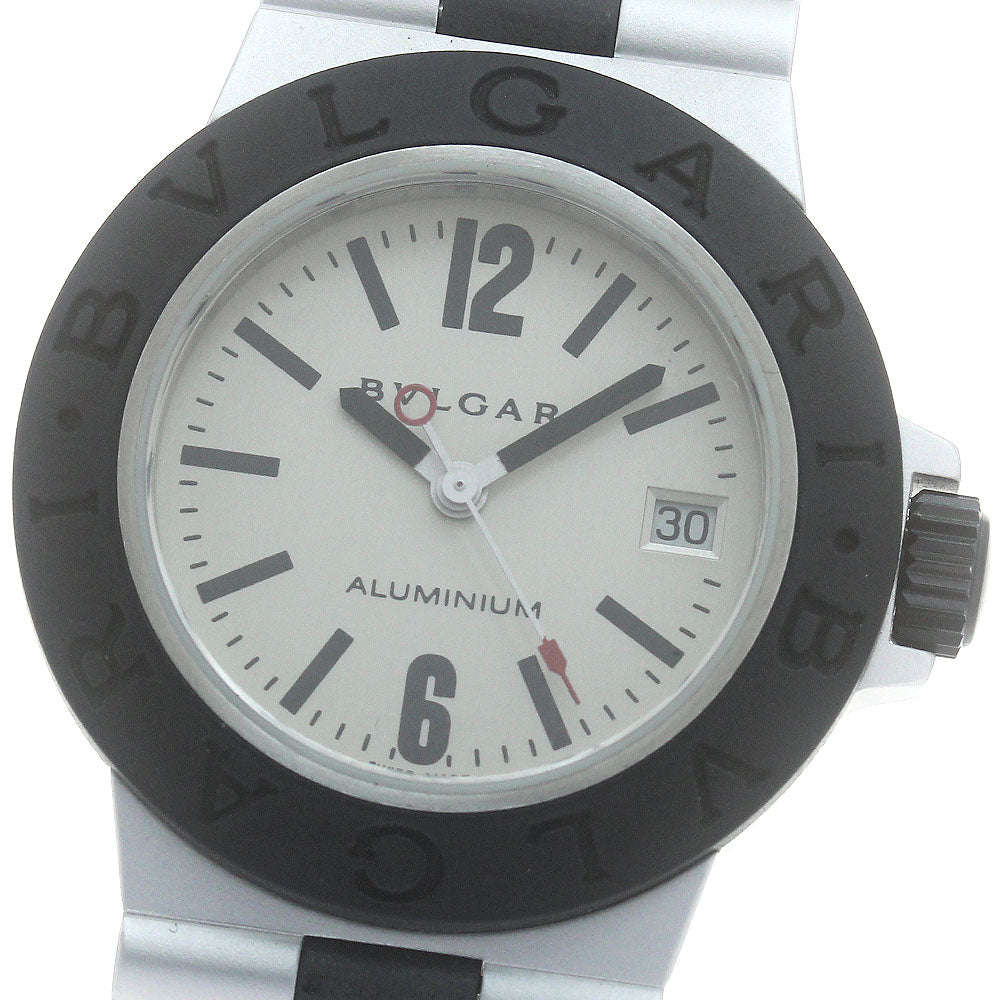 BVLGARI Aluminium AL29A Date Silver Dial Quartz Ladies Watch_886405
