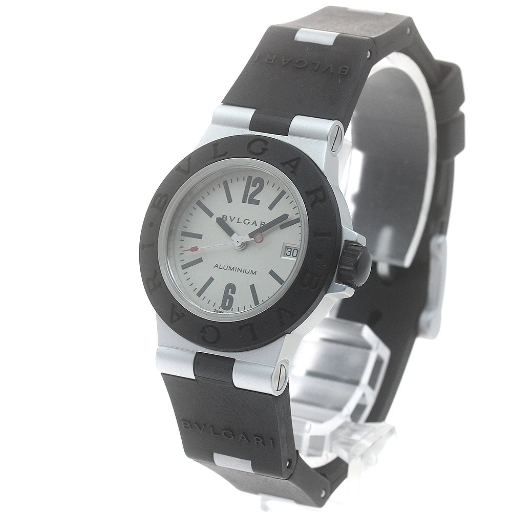 BVLGARI Aluminium AL29A Date Silver Dial Quartz Ladies Watch_886405