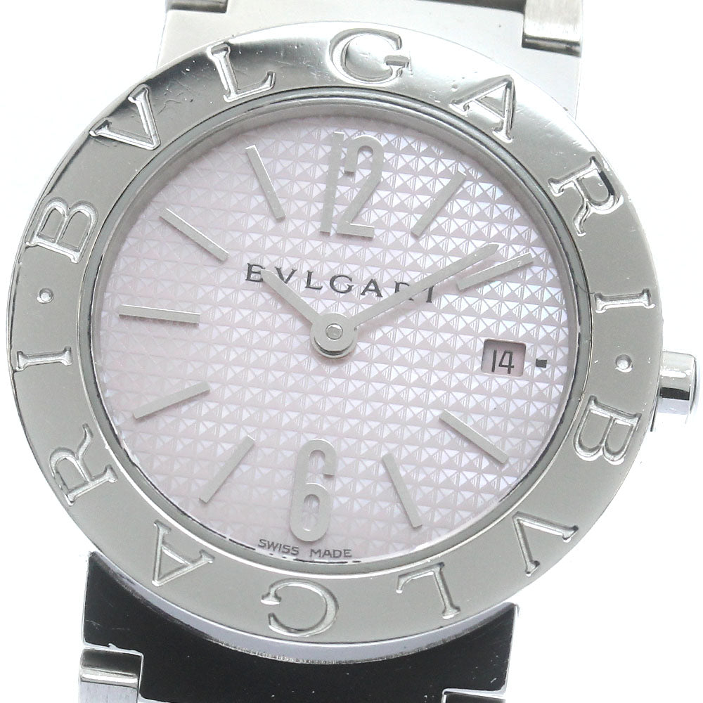 BVLGARI BVLGARIBVLGARI BB26SS Pink shell Pink shell Dial Quartz Ladies Watch_886422