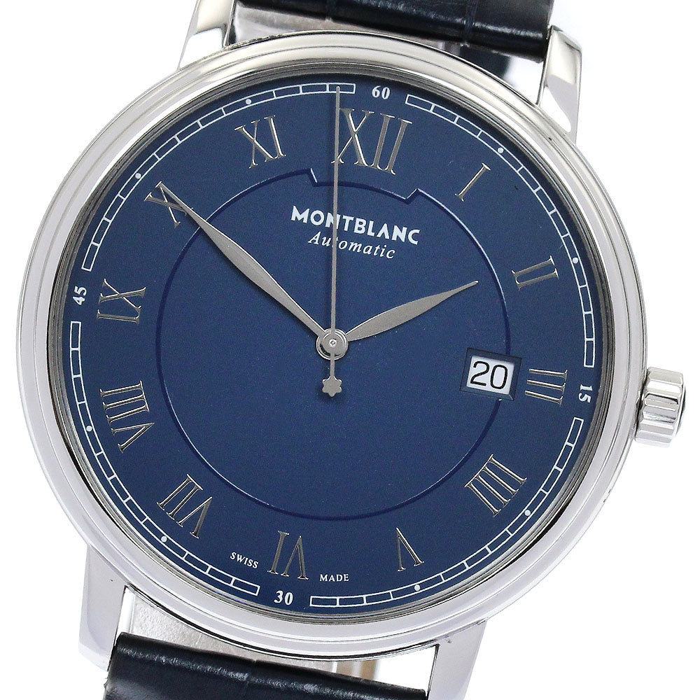MONTBLANC Tradition 117829 Date blue Dial Automatic Men's Watch_886424