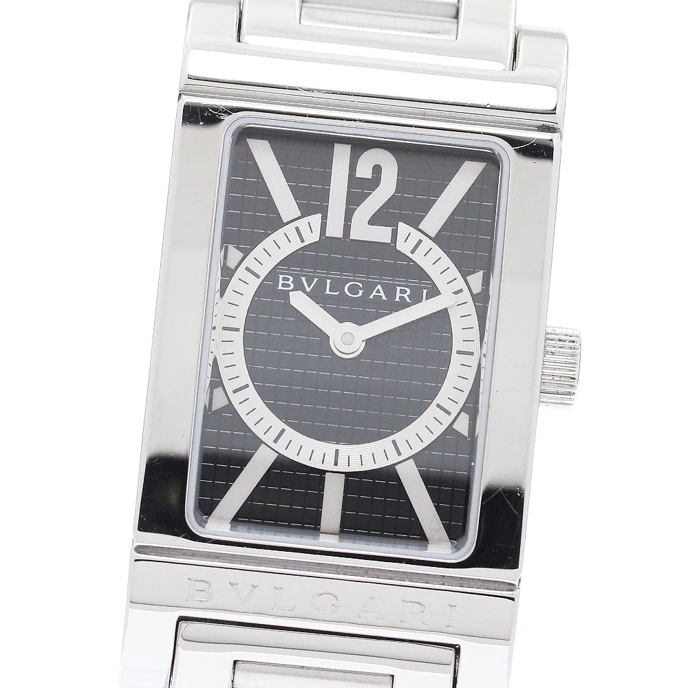 BVLGARI Rettangolo RT39S black Dial Quartz Ladies Watch_886425