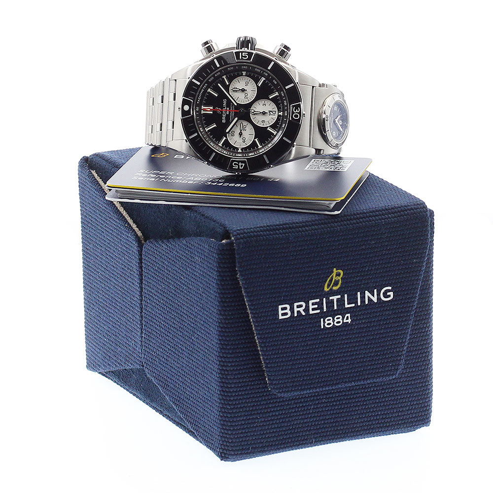 BREITLING Super Chronomat B01 44 AB0136 black Dial Automatic Men's Watch_886429