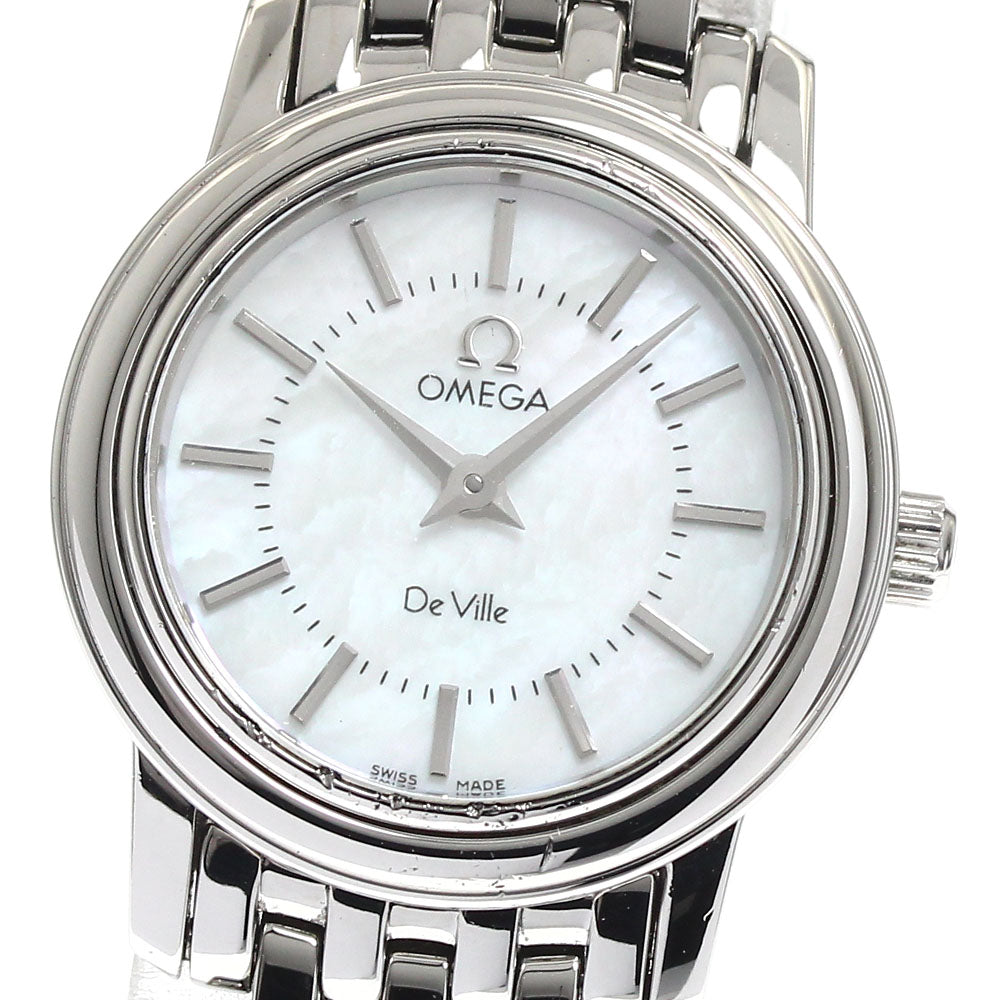 OMEGA De Ville Prestige 4570.72 White shell Dial Quartz Ladies Watch_886435
