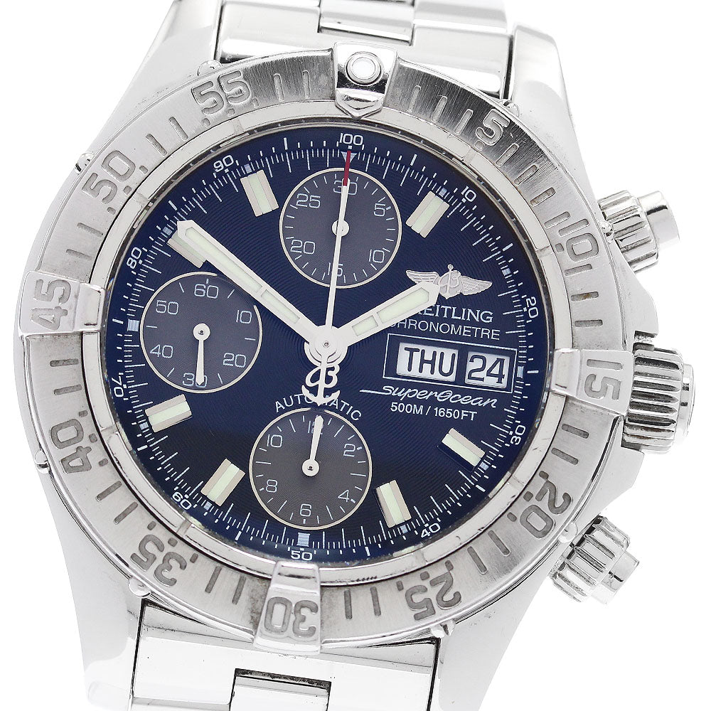 BREITLING Super Ocean A13340 Day-Date Chronograph Automatic Men's Watch_886438