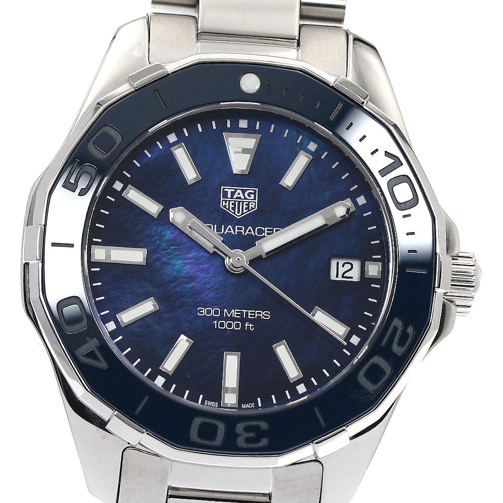 TAG HEUER Aqua racer WAY131S.BA0748 Date Blue shell Dial Quartz Ladies Watch_886443