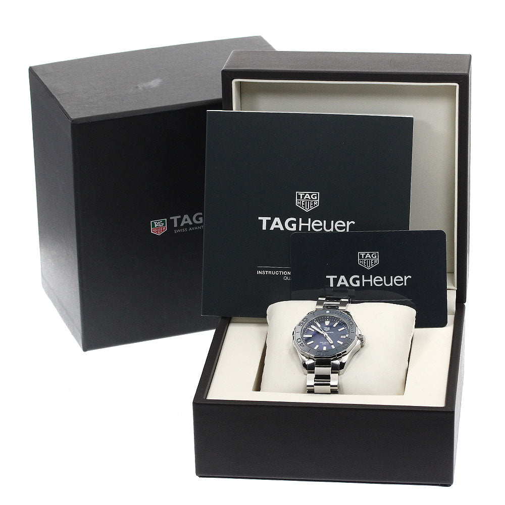 TAG HEUER Aqua racer WAY131S.BA0748 Date Blue shell Dial Quartz Ladies Watch_886443