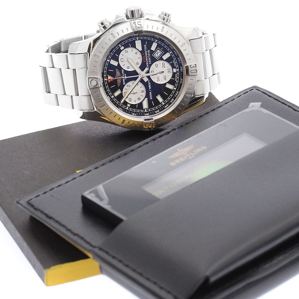 BREITLING Colt A73388 Chronograph black Dial Quartz Men's Watch_886454