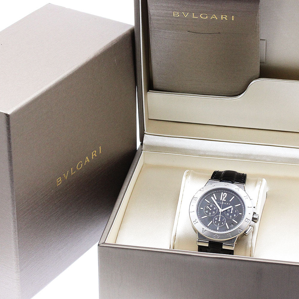 BVLGARI Diagono Verochissimo DG41SCH Chronograph Date black Dial Automatic Men's Watch_886472