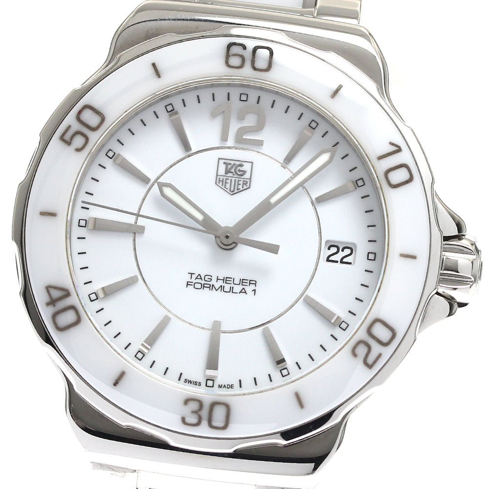 TAG HEUER Formula 1 WAH1211 Date white Dial Quartz Ladies Watch_886491