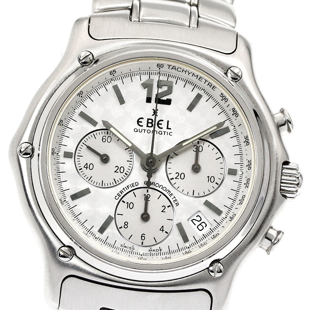 EBEL 1911 Modulor E9137240 Chronograph Silver Dial Automatic Men's Watch_886498