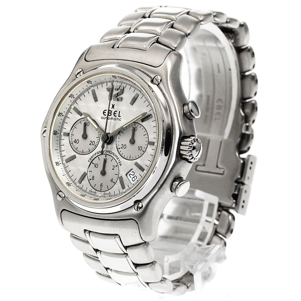 EBEL 1911 Modulor E9137240 Chronograph Silver Dial Automatic Men's Watch_886498