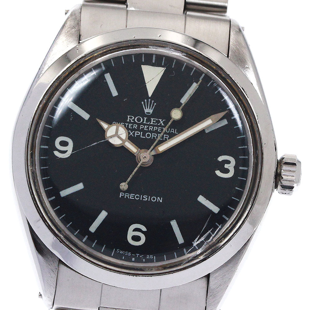 ROLEX 5500 Redundant Dial Cal.1520 black Dial Automatic Men's Watch_886515