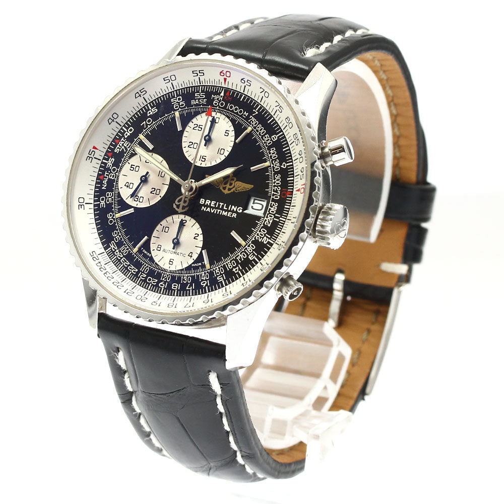 BREITLING Old Navitimer A13022 Date Chronograph black Dial Automatic Men's Watch_886519