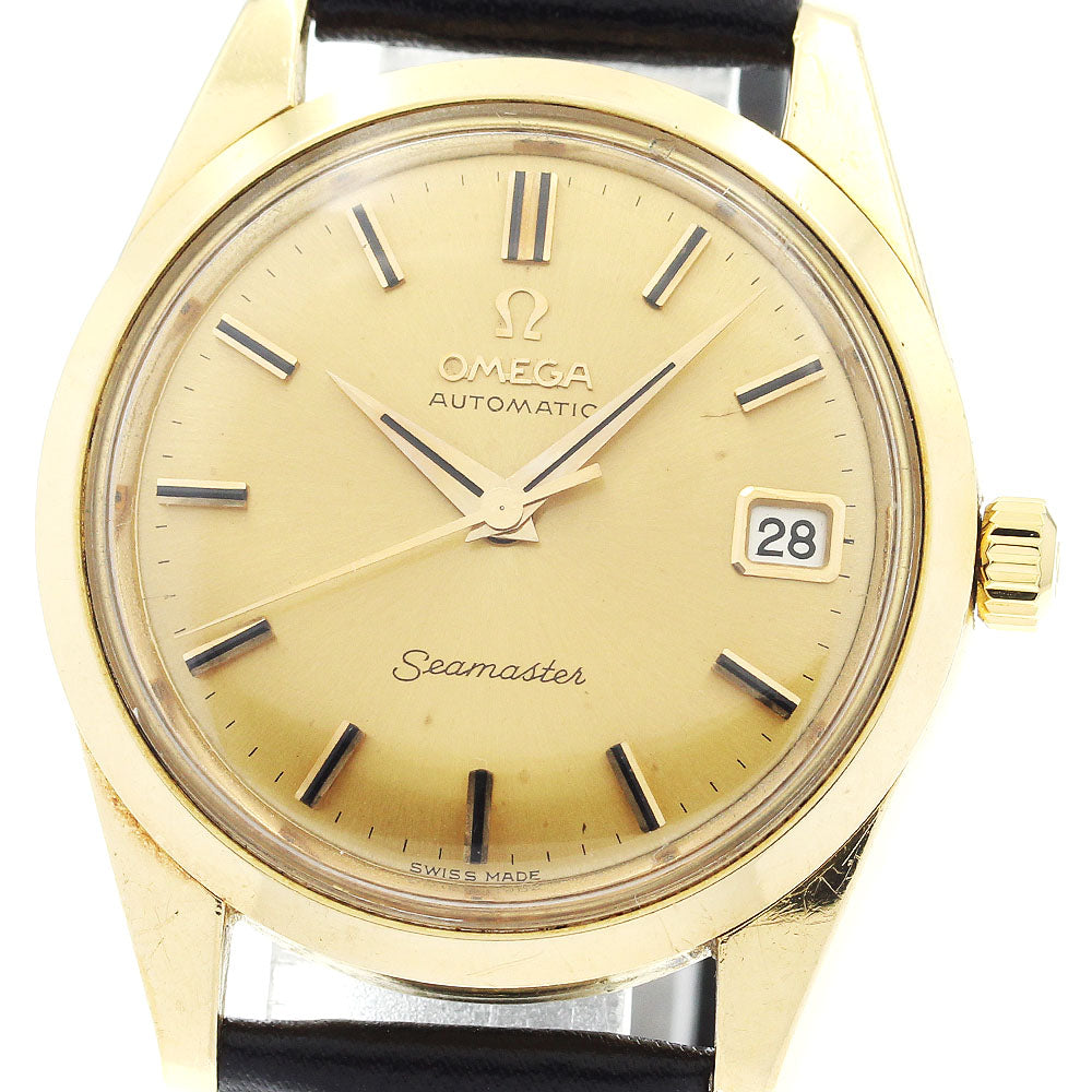 OMEGA Seamaster 14763-61 Date Cal.562 K18YG Automatic Men's Watch_886526