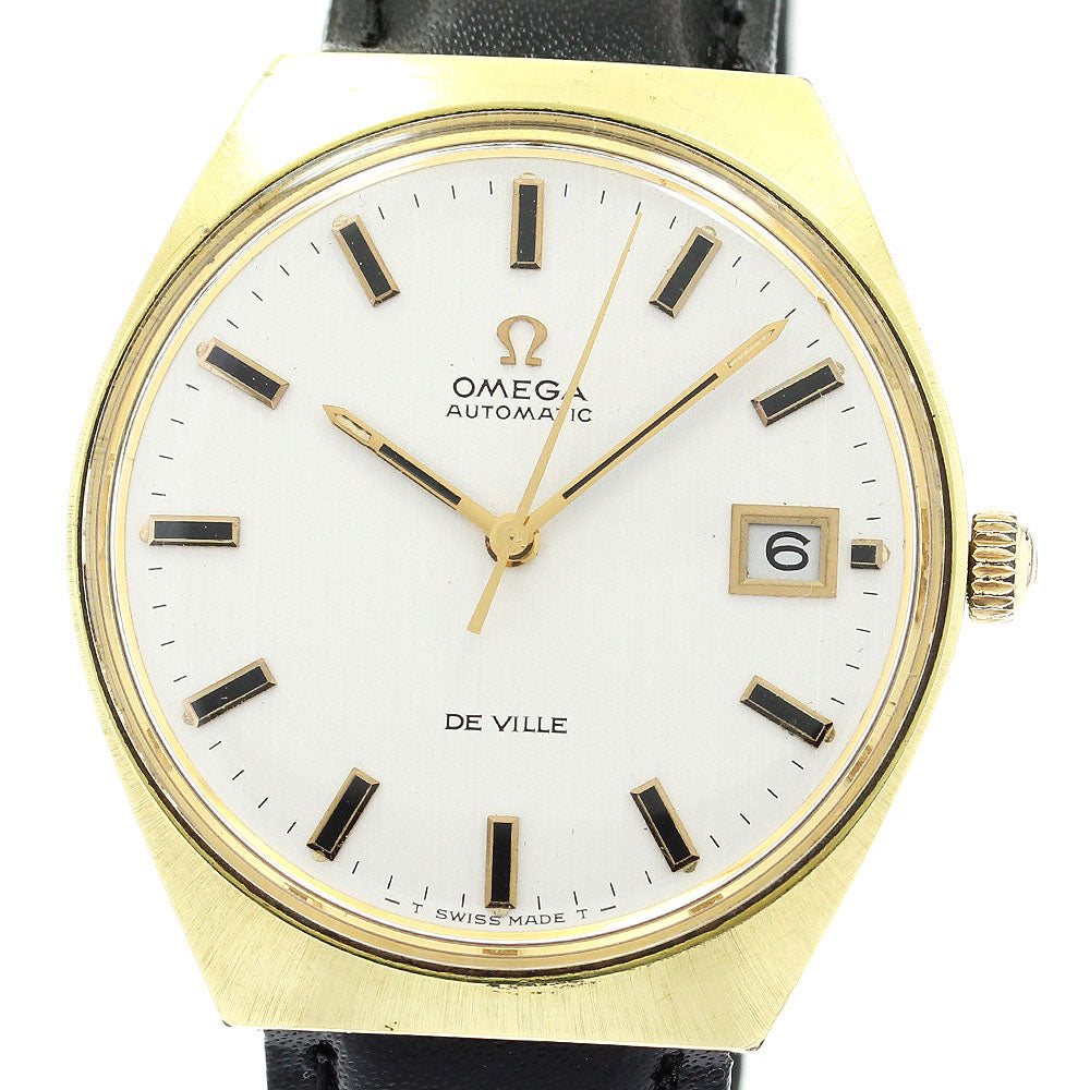 OMEGA De Ville 166.051 TOOL107 Date Silver Dial Automatic Men's Watch_886542