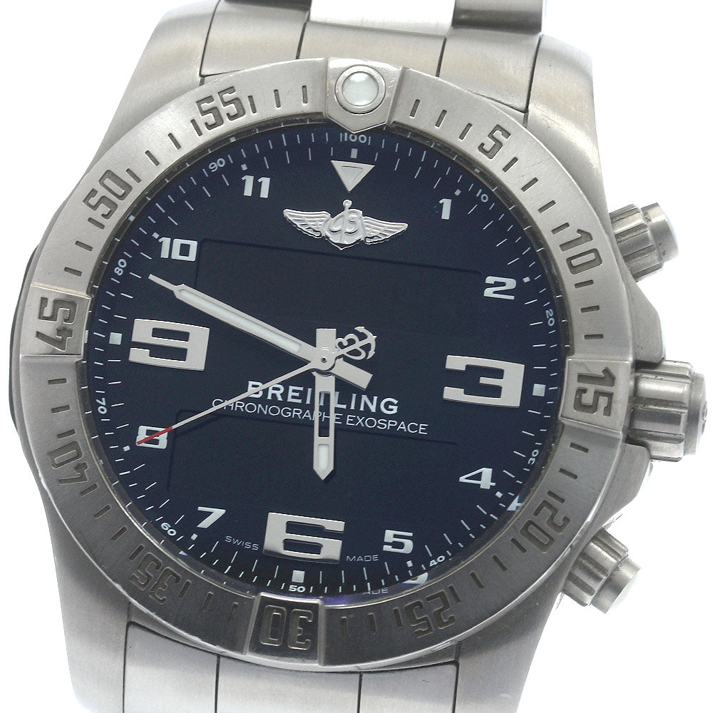 BREITLING Exospace EB5510 Chronograph black Dial Quartz Men's Watch_886547
