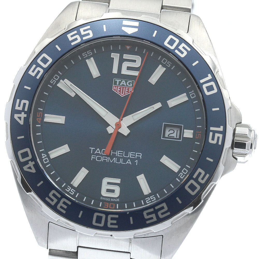 TAG HEUER Formula 1 WAZ1010 Date blue Dial Quartz Men's Watch_886549