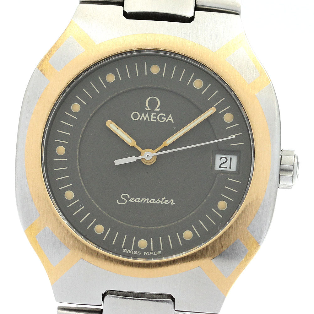 OMEGA Seamaster Polaris Date gray Dial Quartz Men's Watch_886552
