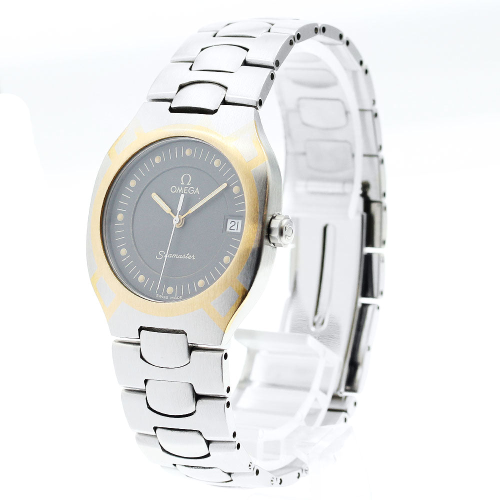 OMEGA Seamaster Polaris Date gray Dial Quartz Men's Watch_886552