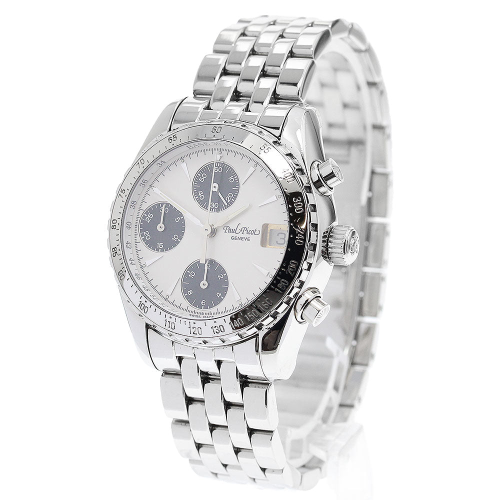 PaulPicot Minichron 4046A Date Chronograph Automatic Men's Watch_886573