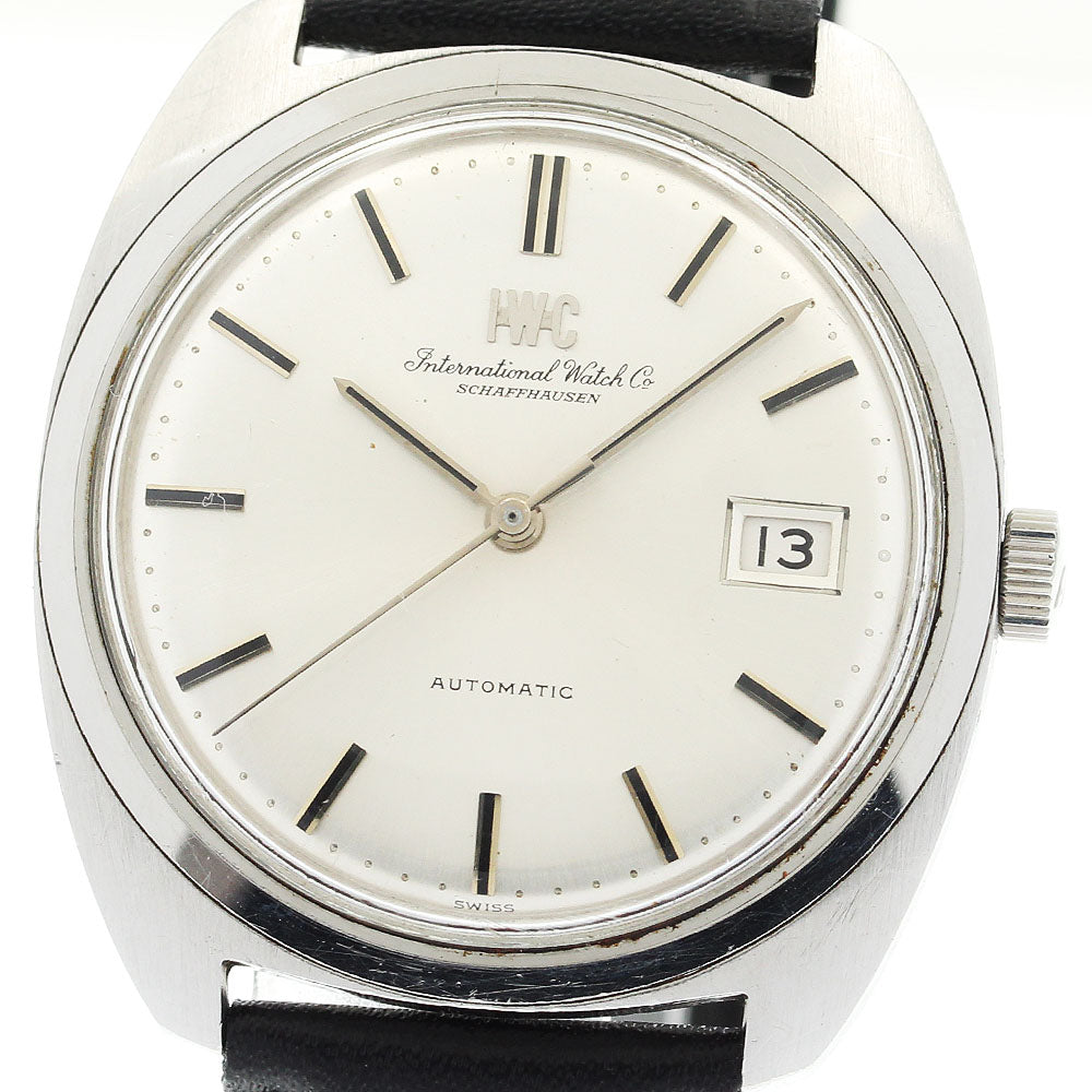 IWC SCHAFFHAUSEN R1819 Date Cal.8541B Silver Dial Automatic Men's Watch_886598