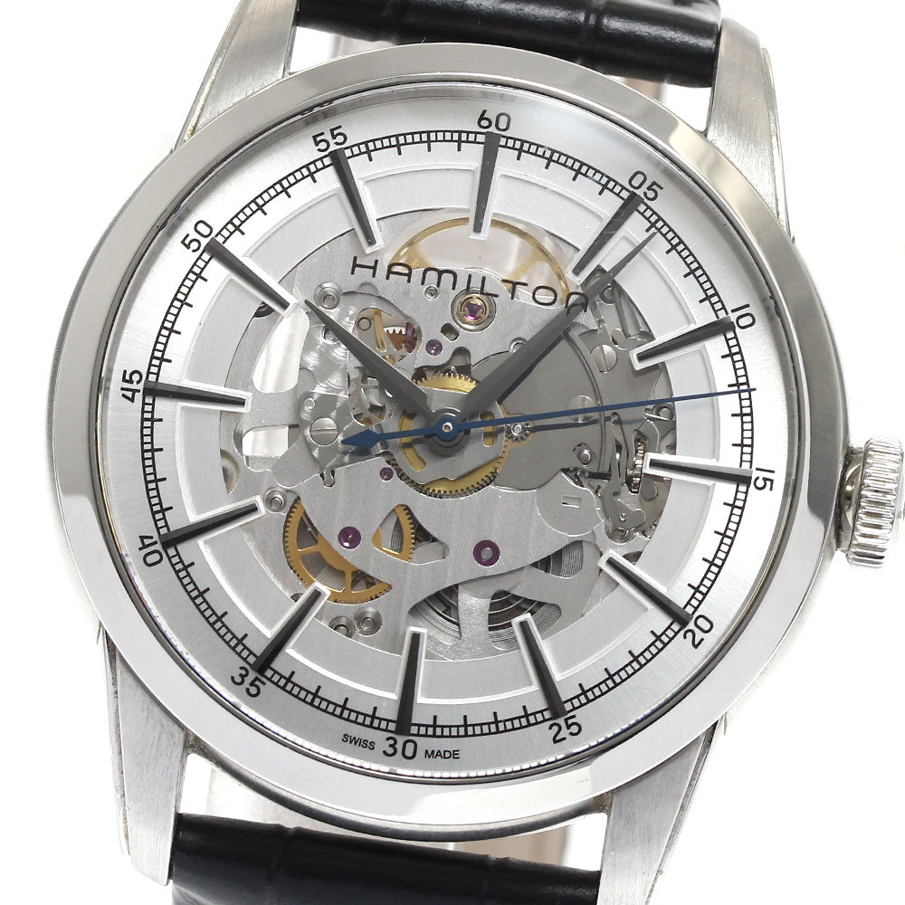 HAMILTON Rail road H406550 skeleton skeleton Dial Automatic Men's Watch_886600
