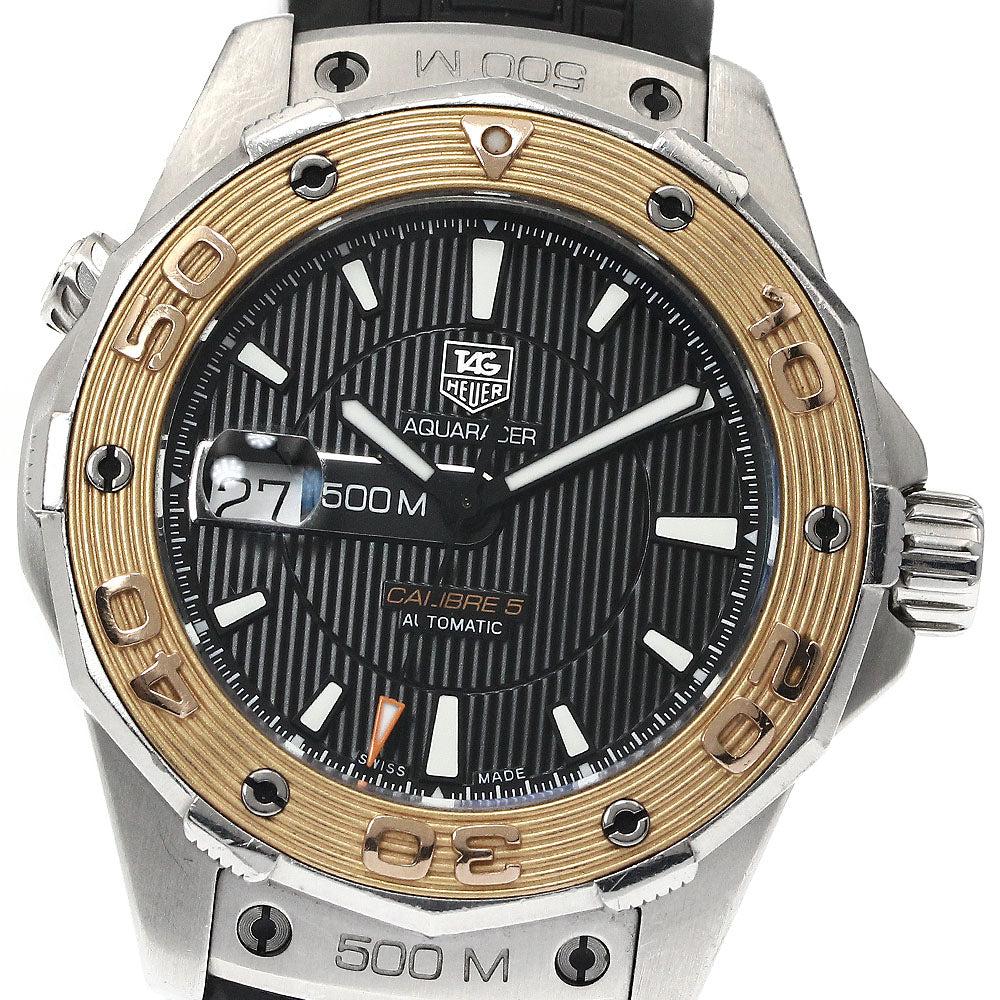 TAG HEUER Aqua racer WAJ2150.FT6015 Date black Dial Automatic Men's Watch_886601