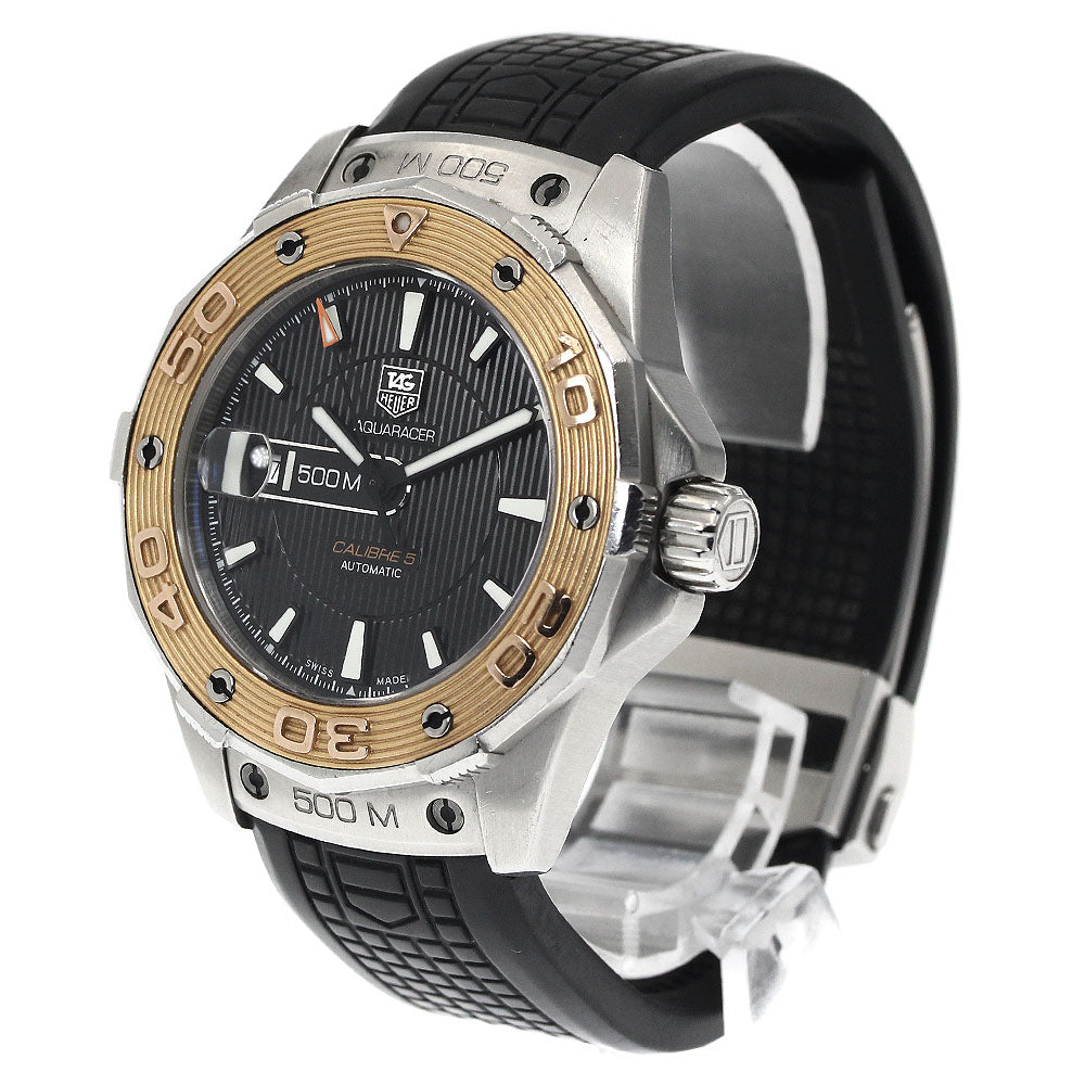 TAG HEUER Aqua racer WAJ2150.FT6015 Date black Dial Automatic Men's Watch_886601
