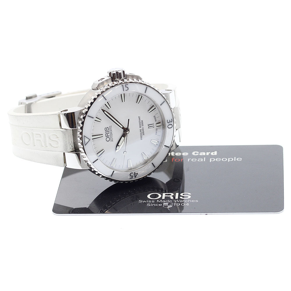 ORIS Aquis 01 733 7676 4156-07 21 31 Date white Dial Automatic Men's_886602