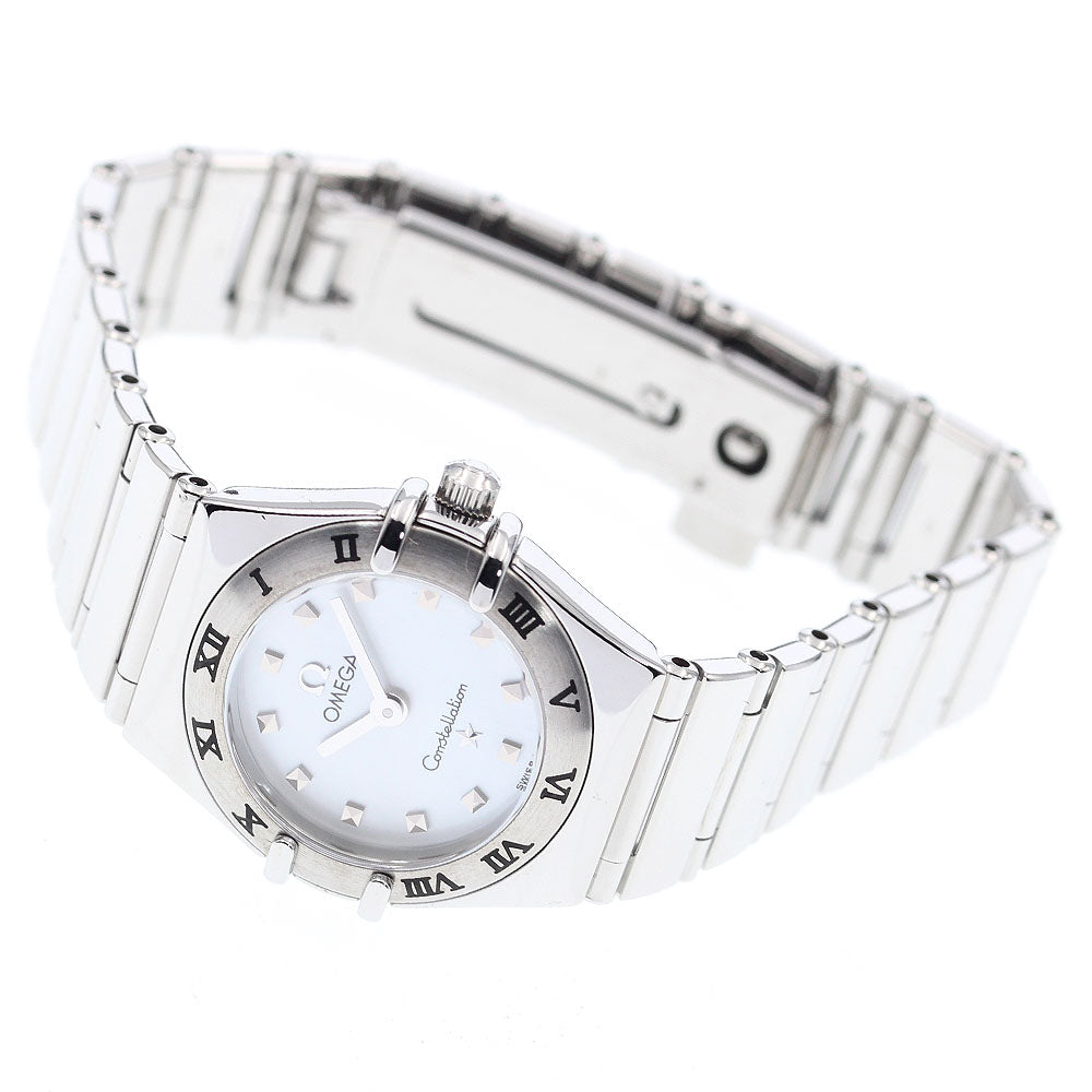 OMEGA Constellation Mini My Choice 1561.71 Shell dial White shell Dial Quartz Ladies Watch_886611