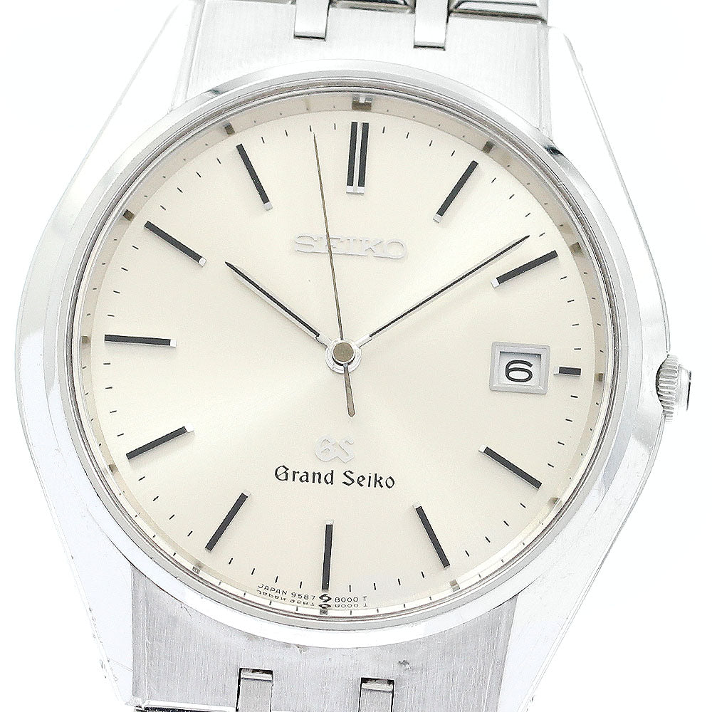 SEIKO Grand Seiko SBGS003/9587-8000 Date Silver Dial Quartz Men's Watch_886614