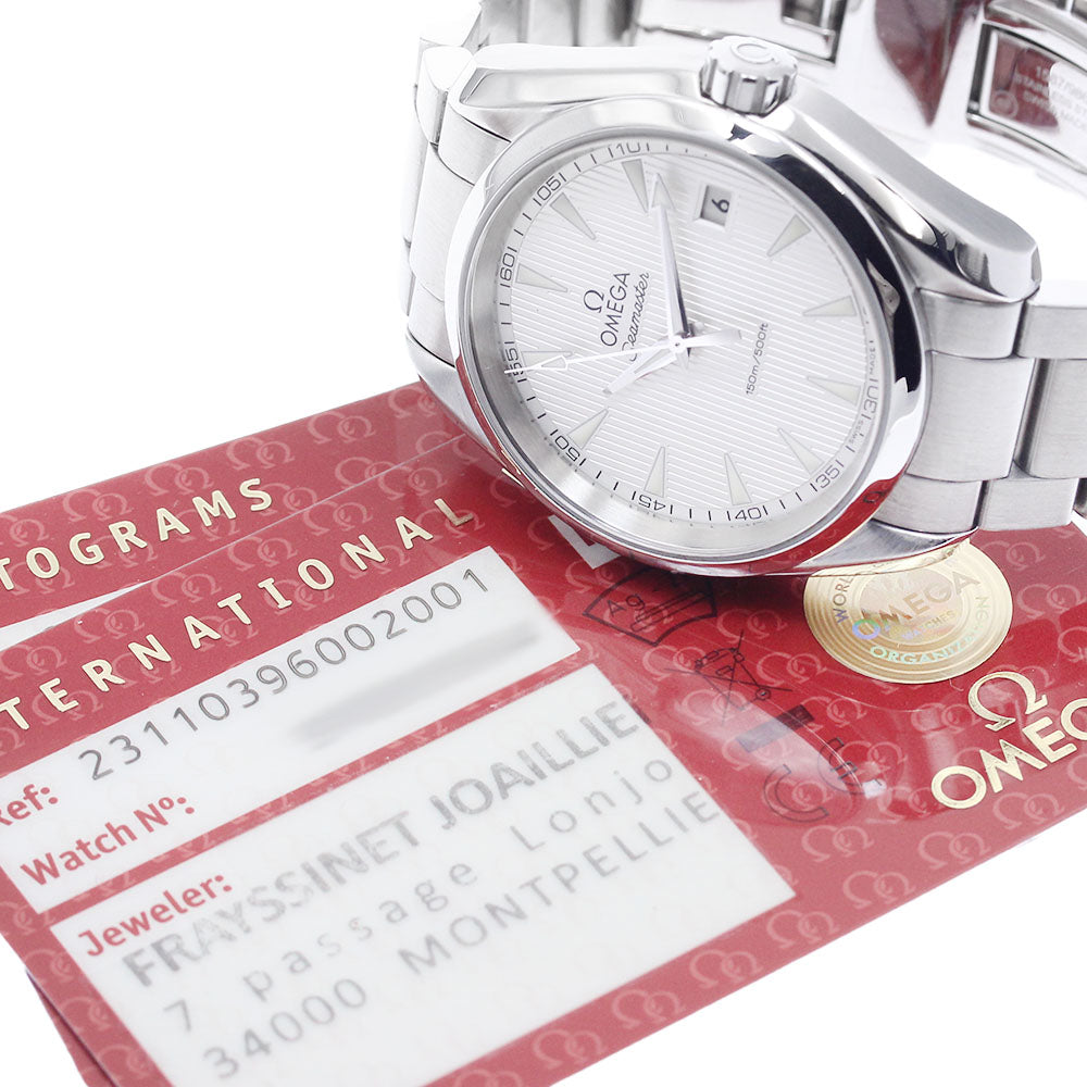 OMEGA Seamaster Aqua Terra 231.10.39.60.02.001 Silver Dial Quartz Men's_886651