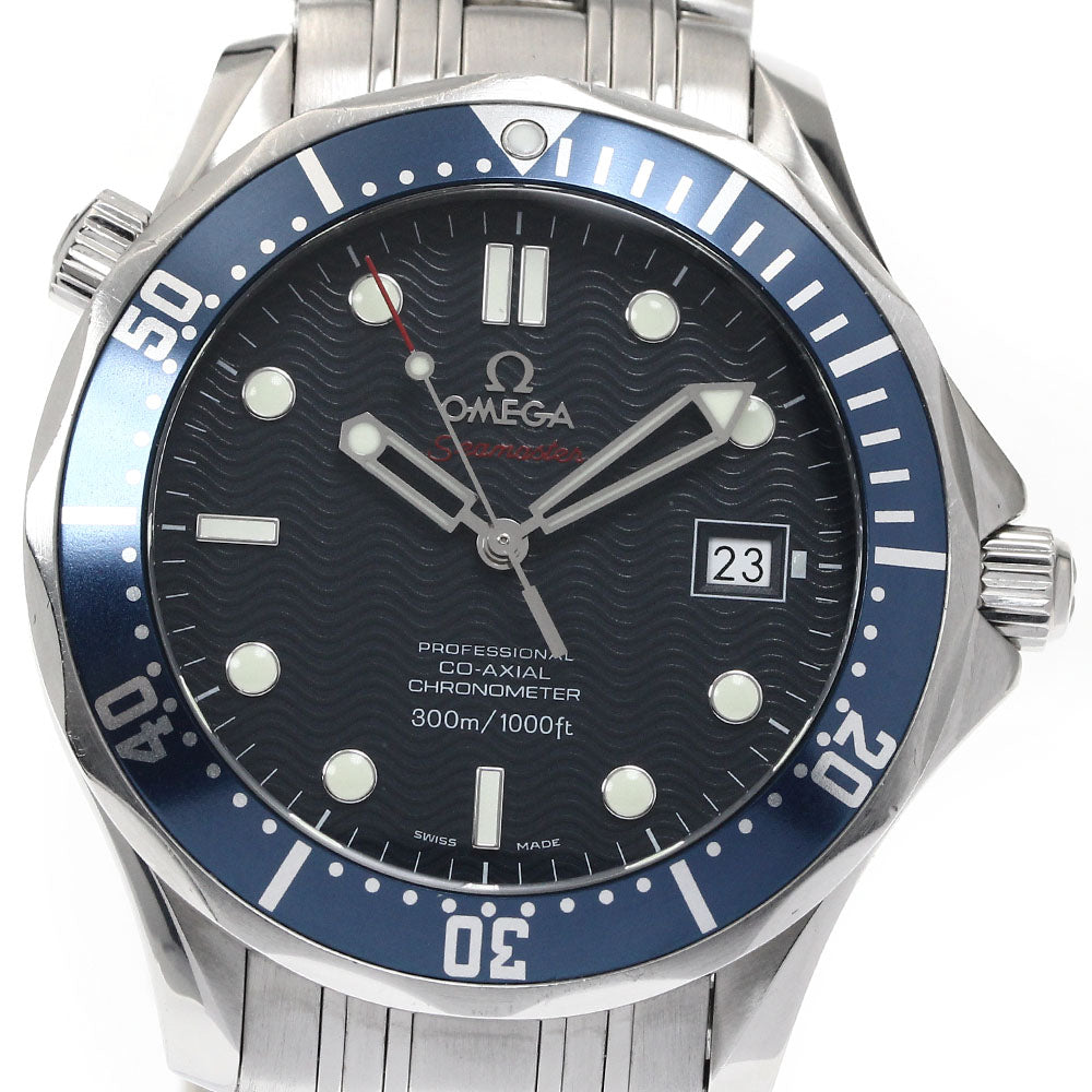 OMEGA Seamaster300 2220.80 Coaxial Navy Dial Automatic Men's Watch_886656
