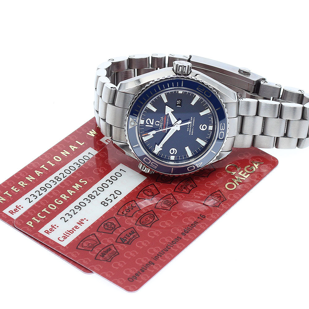 OMEGA Seamaster Planet Ocean 600M Date Navy Dial Automatic Men's Watch_886659