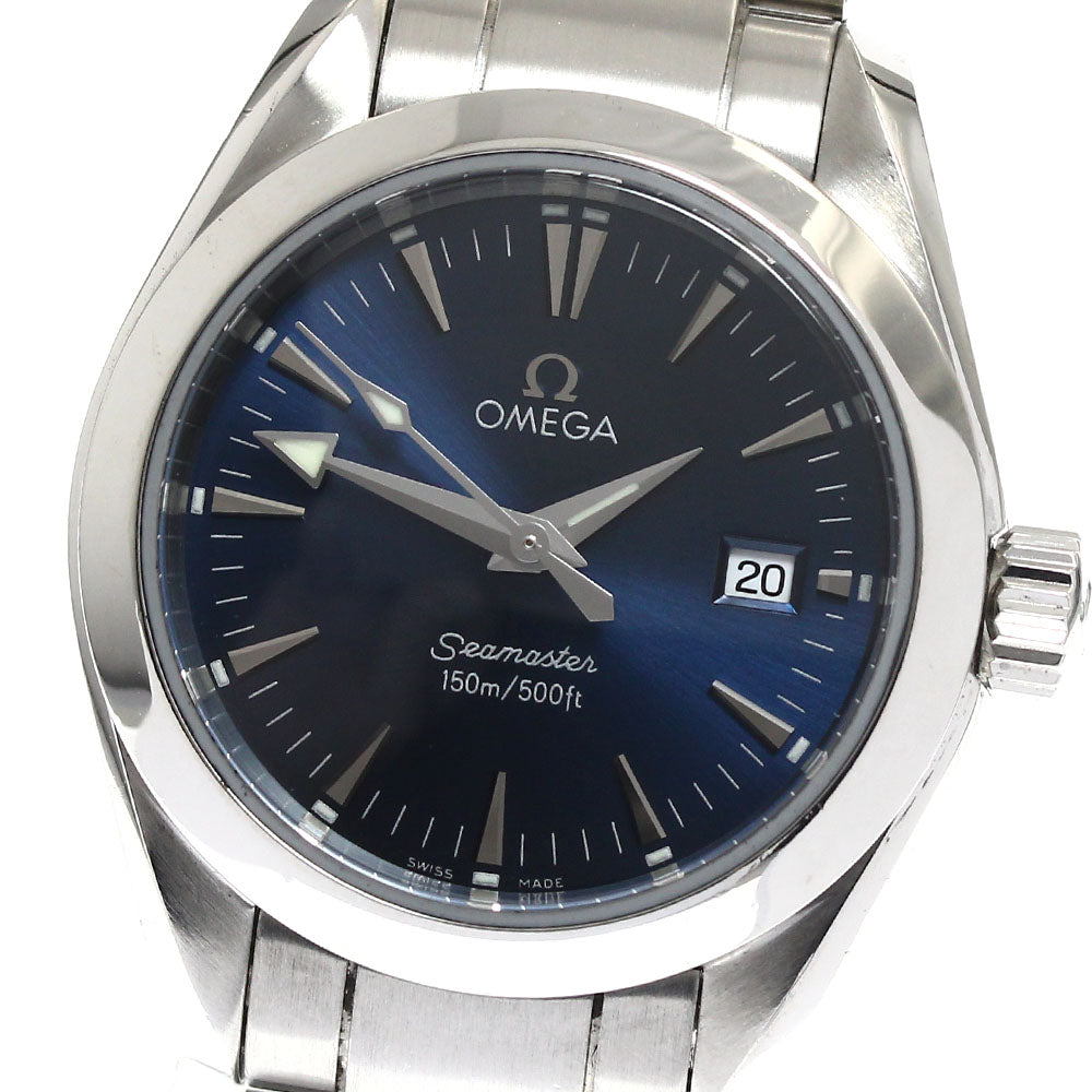 OMEGA Seamaster Aqua Terra 2577.80 Date Navy Dial Quartz Ladies Watch_886660